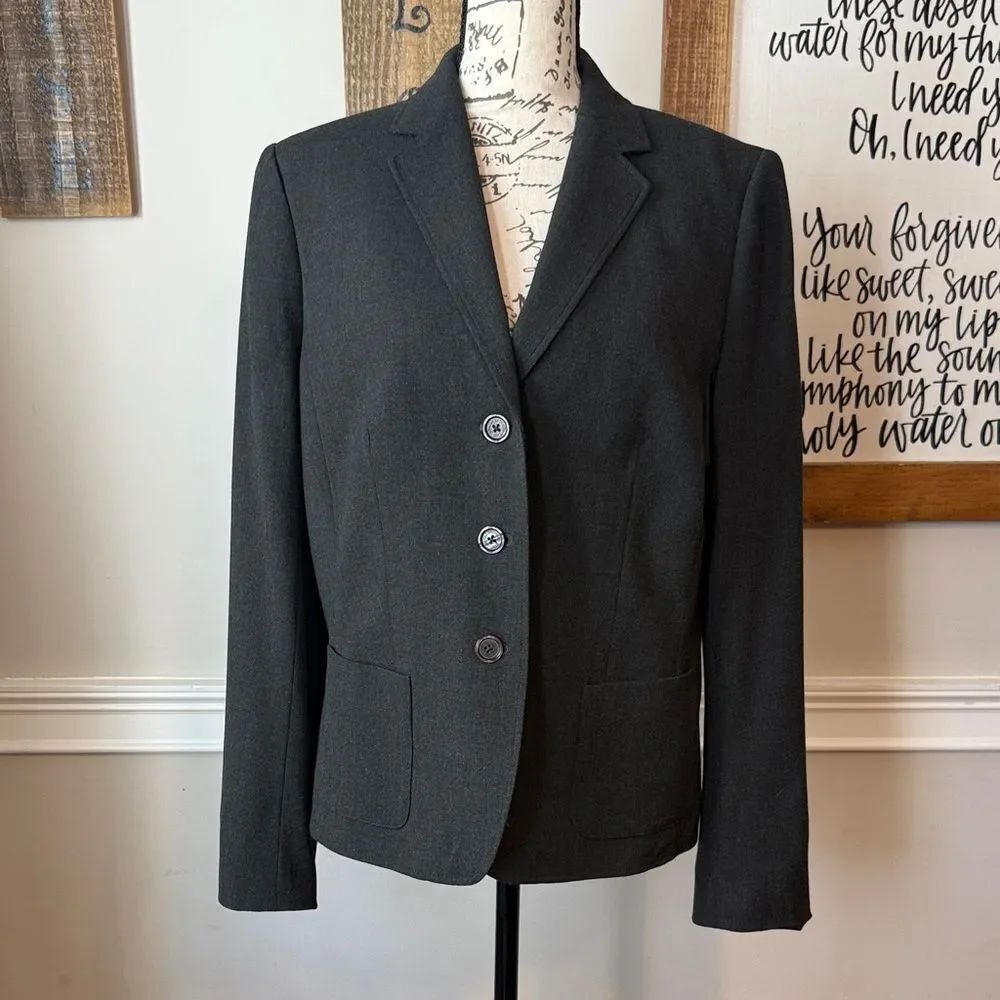 Brooks Brothers “346” Milano Fit Charcoal Blazer